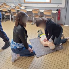 Des intervenantes formées aux gestes de premiers secours !
