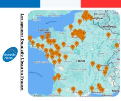 Les agences Domicile Clean en France !