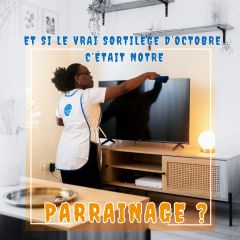 En octobre, on distribue des bonbons aux enfants…