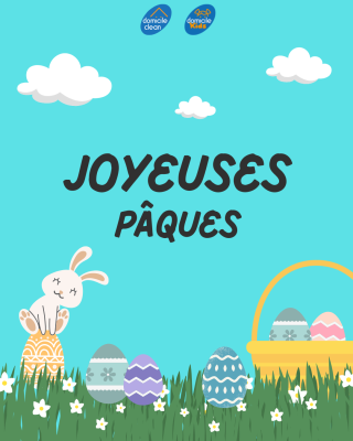 En ce dimanche 5 avril, nous vous souhaitons une joyeuse Pâques ! 🐣